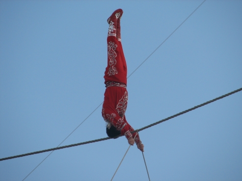 Uyghur acrobat